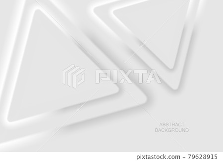 Abstract white geometric 3D background. Vector Illustration Abstract white geometric 3D background. Vector Illustration 79628915