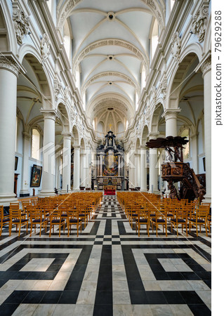 Interior of St. Walburga Church in Brugge, Belgium Interior of St. Walburga Church in Brugge, Belgium 79629288