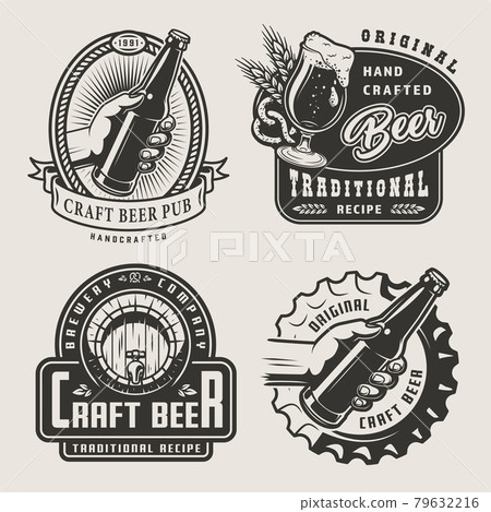 Vintage craft beer prints 79632216