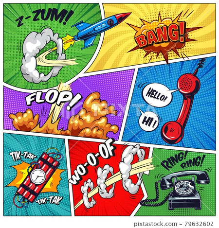 Pop art colorful concept Pop art colorful concept 79632602