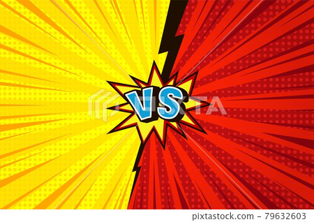 Comic versus competitive concept Comic versus competitive concept 79632603
