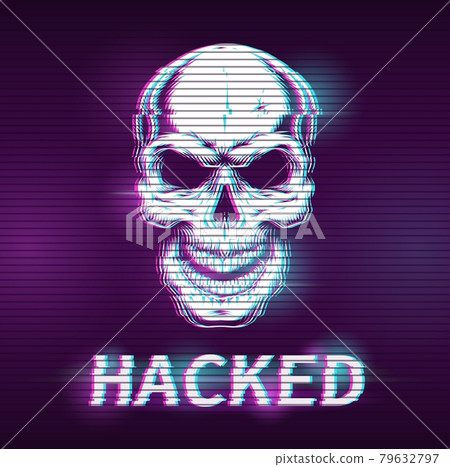 Concept illustration with glitch effect Concept illustration with glitch effect 79632797