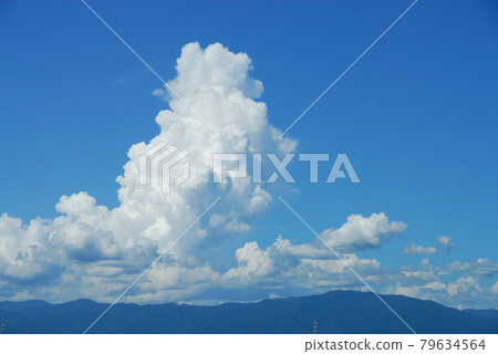 The blue sky I saw on a holiday 79634564