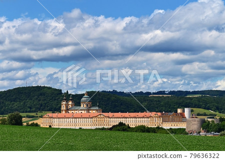 Beautiful Melk Monastery - Austria. Old architecture and sightseeing in Europe. Beautiful Melk Monastery - Austria. Old architecture and sightseeing in Europe. 79636322