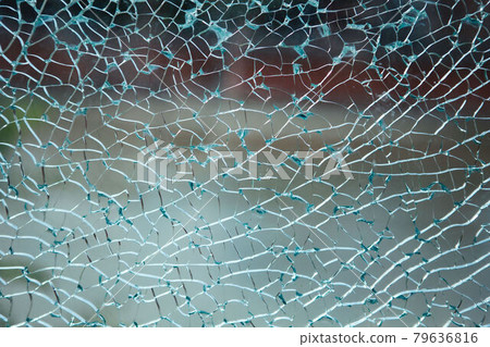 Shattered glass background 79636816