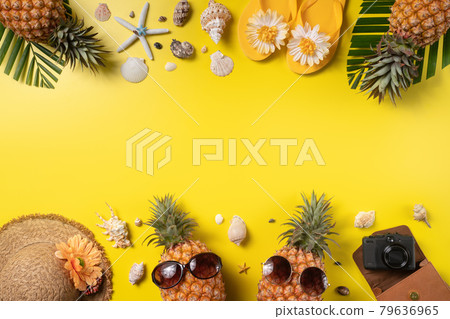 夏天 夏季 海灘 旅遊 鳳梨 Travel to beach in summer 夏休み ビーチ 79636965