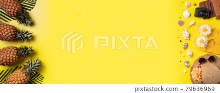 夏天 夏季 海灘 旅遊 鳳梨 Travel to beach in summer 夏休み ビーチ 79636969