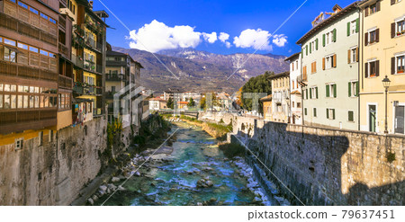 Rovereto - beautiful historic town in Trentino-Alto Adige Region of Italy. Rovereto - beautiful historic town in Trentino-Alto Adige Region of Italy. 79637451