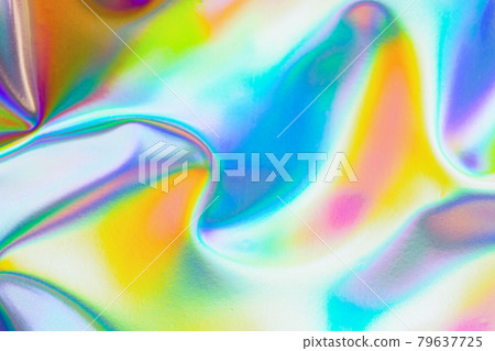Holographic iridescent background. holographic foil texture background. Holographic iridescent background. holographic foil texture background. 79637725