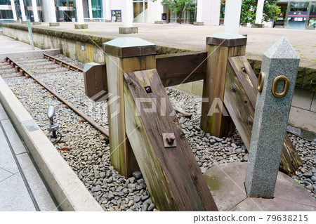 Old Shimbashi Station 0 哩 sign (Minato-ku, Tokyo) 79638215