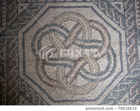 Ancient Roman mosaic of Villa del Casale, Sicily Ancient Roman mosaic of Villa del Casale, Sicily 79638619