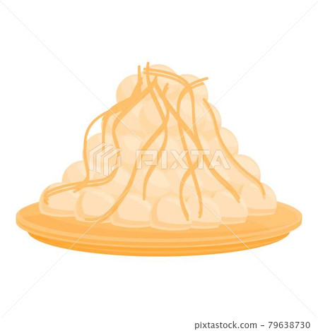 Dough balls icon cartoon vector. Ball food 79638730