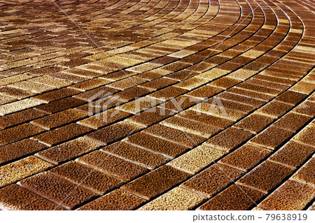 Colored pavement closeup. 79638919