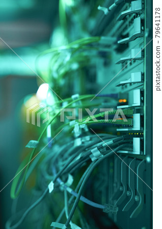 Wires in Server Room 79641178