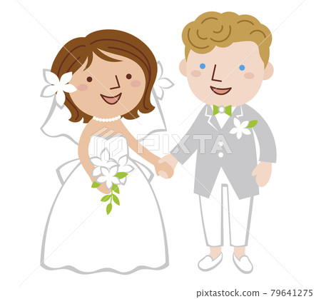 International Marriage Bride and Groom Wedding International Marriage Bride and Groom Wedding 79641275