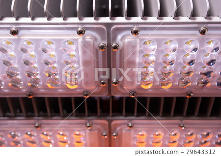 Plates with many LED lamps. Plates with many LED lamps. 79643312