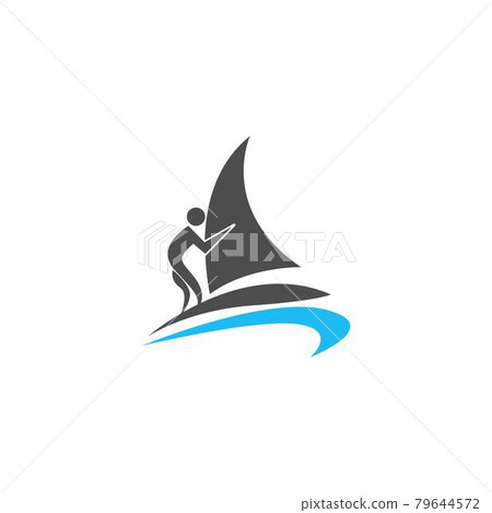 Water sport icon logo design vector template - Stock Illustration ...
