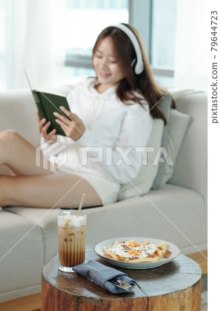 Fried Eggs and Cold Coffee for Breakfast Fried Eggs and Cold Coffee for Breakfast 79644723