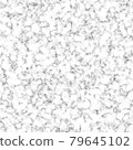 Marble realistic veins texture background digital illustration. Abstract black and white elegant marbling stone material backdrop. Interior decoration pattern design. 79645102