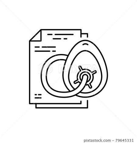 Anesthesiology color line icon. Pictogram for web page, mobile app 79645331