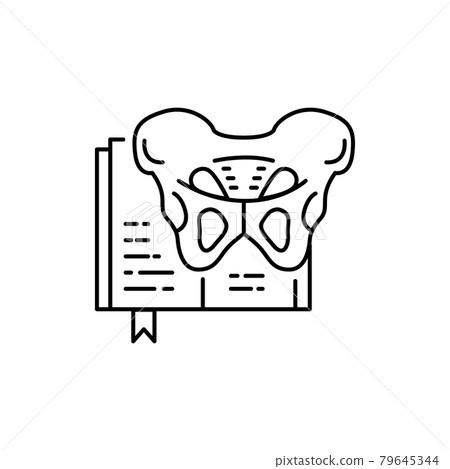 Osteology color line icon. Pictogram for web page, mobile app Osteology color line icon. Pictogram for web page, mobile app 79645344