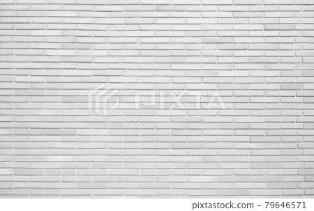 White retro brick texture_brick wall background material 79646571