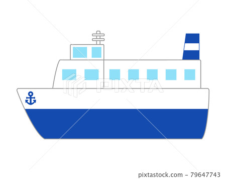 船舶和客船的插圖 79647743