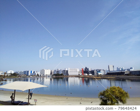 The sandy beach of Furusatonohamabe Park 79648424