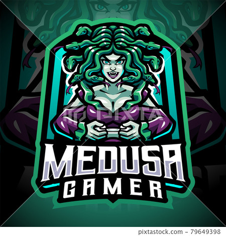 Medusa gamer esport mascot logo design Medusa gamer esport mascot logo design 79649398