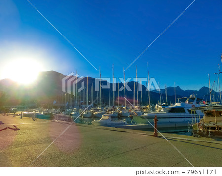 Yachts in the port of Kemer, Turkey. 79651171