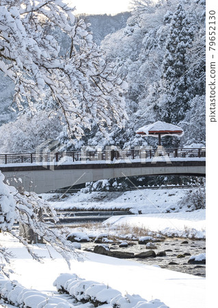 三朝溫泉雪景 三朝溫泉雪景 79652130