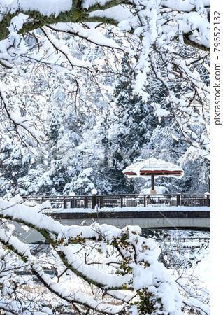 三朝溫泉雪景 三朝溫泉雪景 79652132