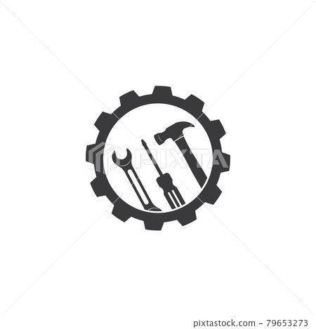 wrench vector illustration and icon of automotive repair wrench vector illustration and icon of automotive repair 79653273