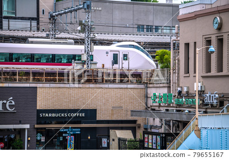 Tokyo cityscape in Japan First day of the fourth declaration ... Mutant strain infection explosion ... Olympic "madness" ... Ueno crowd ... = July 12 79655167