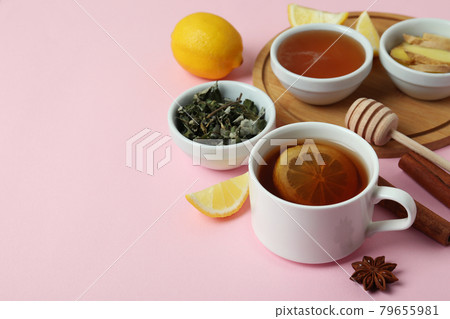 Concept of alternative cold treatment, space for text 79655981