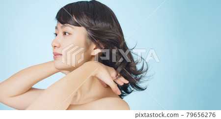 女性護髮形象 女性護髮形象 79656276