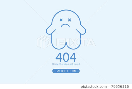 Modern minimal of 404 error page for website, 404 Error the page not found with dead ghost. Concept cartoon cut theme web banner, Link to empty non existent page. workers repairs website 79656316