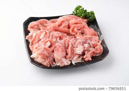 Sliced pork thigh 79656851