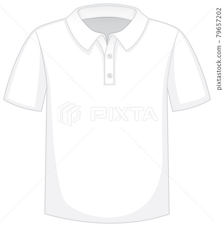 Front of basic polo shirt isolated Front of basic polo shirt isolated 79657202