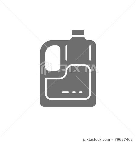 Soap and shampoo for car washing grey icon. Soap and shampoo for car washing grey icon. 79657462