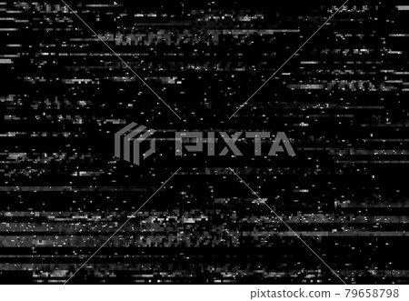 Glitch distortion screen, VHS video glitch effect 79658798