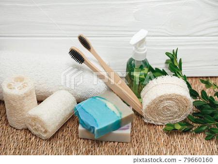 Eco friendly products, natural organic beauty product for bathroom 79660160
