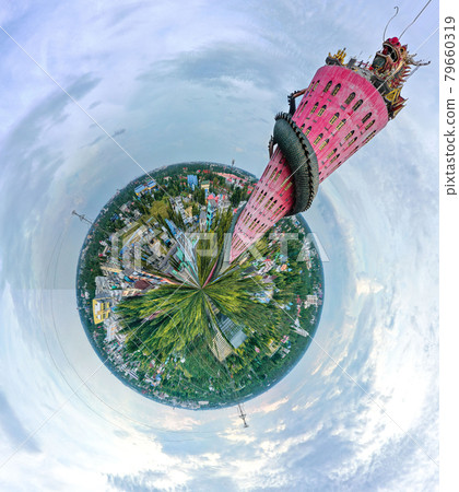 Dragon temple Wat Samphran in Nakhon Pathom, Thailand 79660319