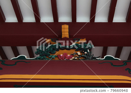 東京淺草淺草寺院內淡島堂前的雕塑 79660948