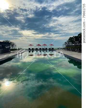 Cha Am Beach in Phetchaburi, Thailand 79661735