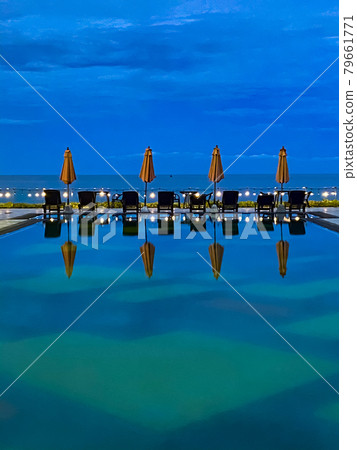 Cha Am Beach in Phetchaburi, Thailand 79661771