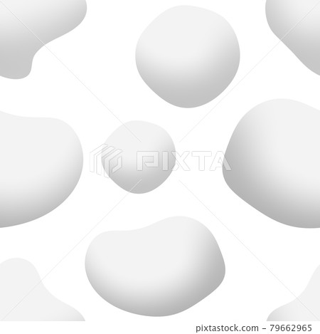 Liquid seamless pattern white 79662965