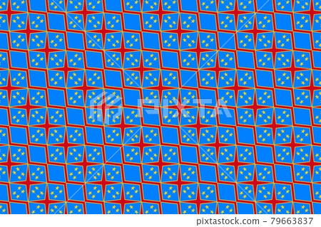 Simple geometric pattern in the colors of the... - Stock Illustration ...