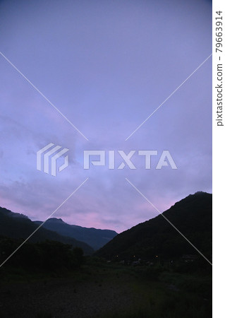 Evening sky sky Evening sky sky 79663914
