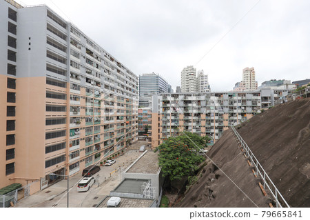 the Kwun Tong Garden Estate, hong kong 25 June 2021 the Kwun Tong Garden Estate, hong kong 25 June 2021 79665841